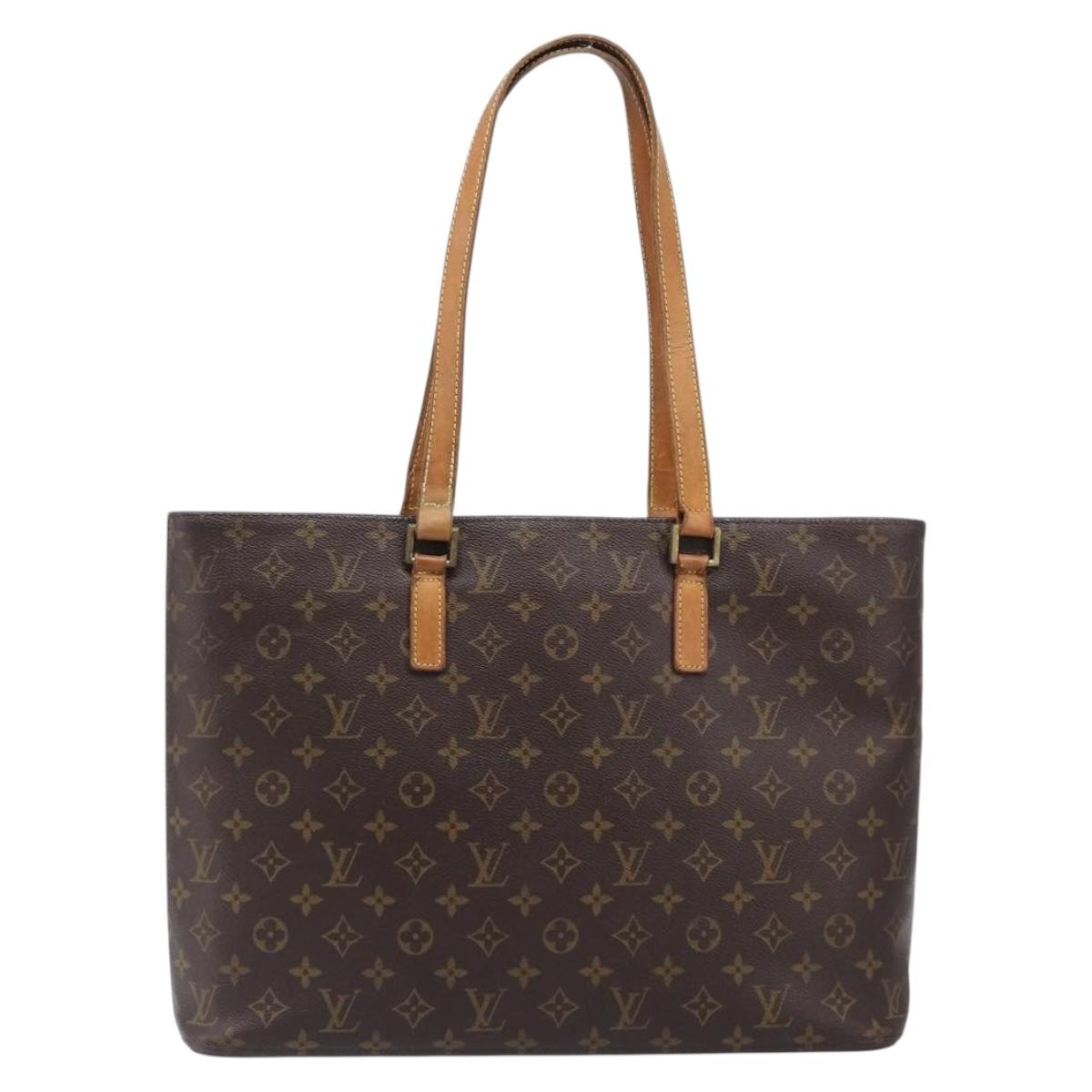 LOUIS VUITTON Monogram Luco Tote Bag M51155 LV Auth bs37221