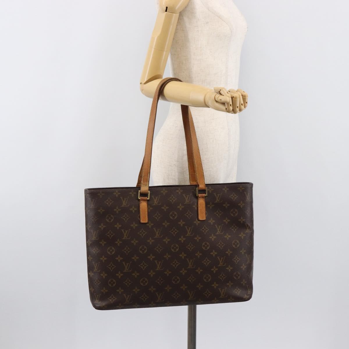 LOUIS VUITTON Monogram Luco Tote Bag M51155 LV Auth bs37221