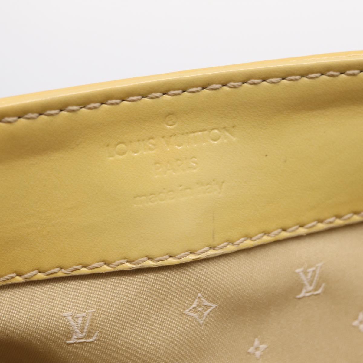 LOUIS VUITTON Cruise line Sac Bicolor Hand Bag Enamel Yellow M92547 Auth bs37225