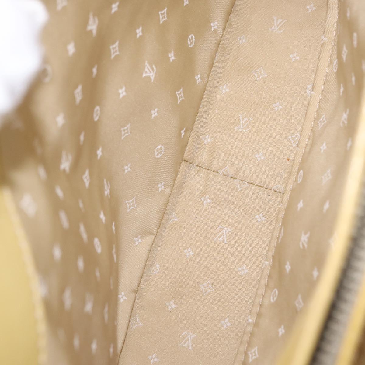 LOUIS VUITTON Cruise line Sac Bicolor Hand Bag Enamel Yellow M92547 Auth bs37225