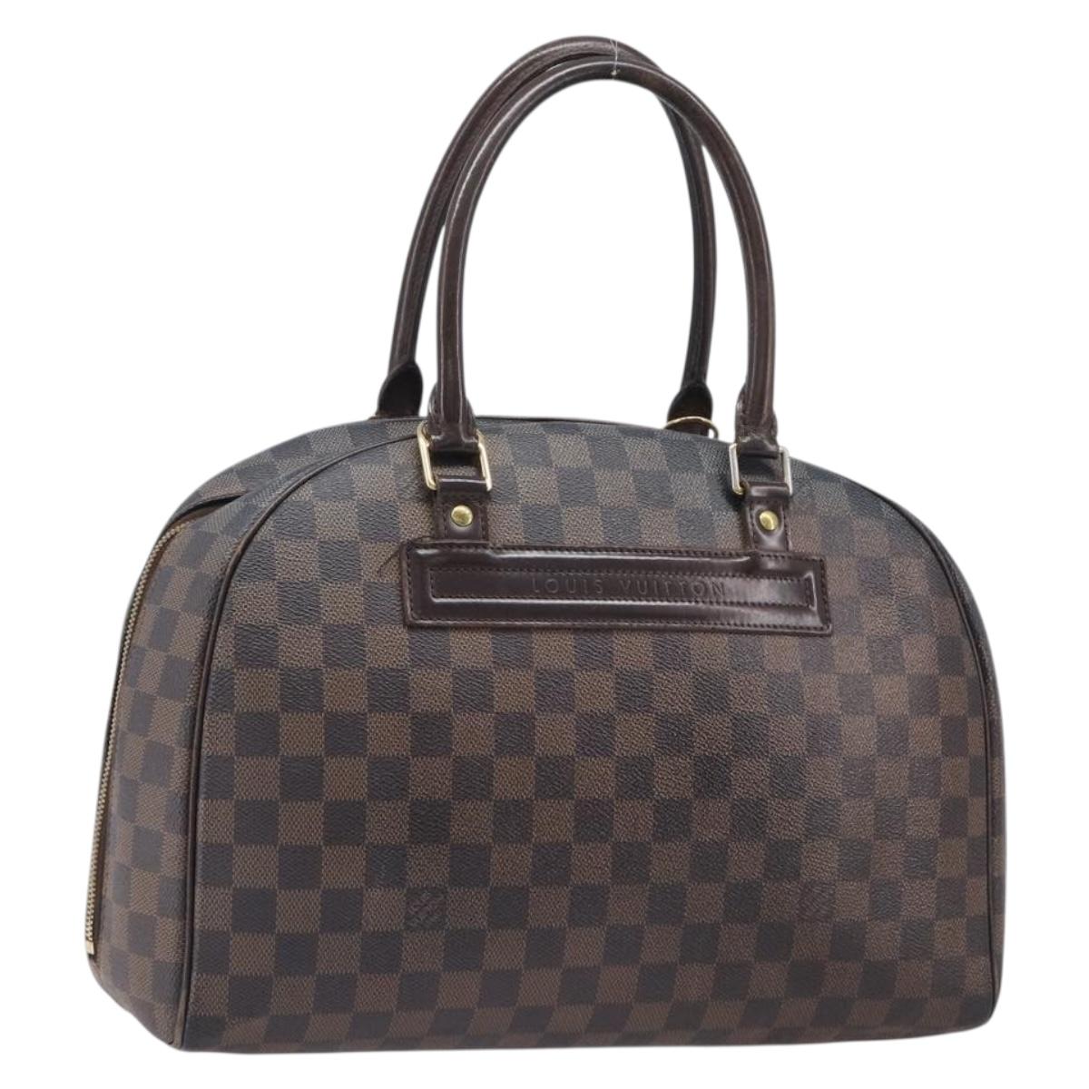 LOUIS VUITTON Damier Ebene Nolita Hand Bag N41455 LV Auth bs37226