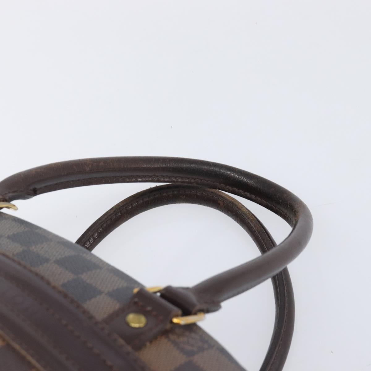 LOUIS VUITTON Damier Ebene Nolita Hand Bag N41455 LV Auth bs37226