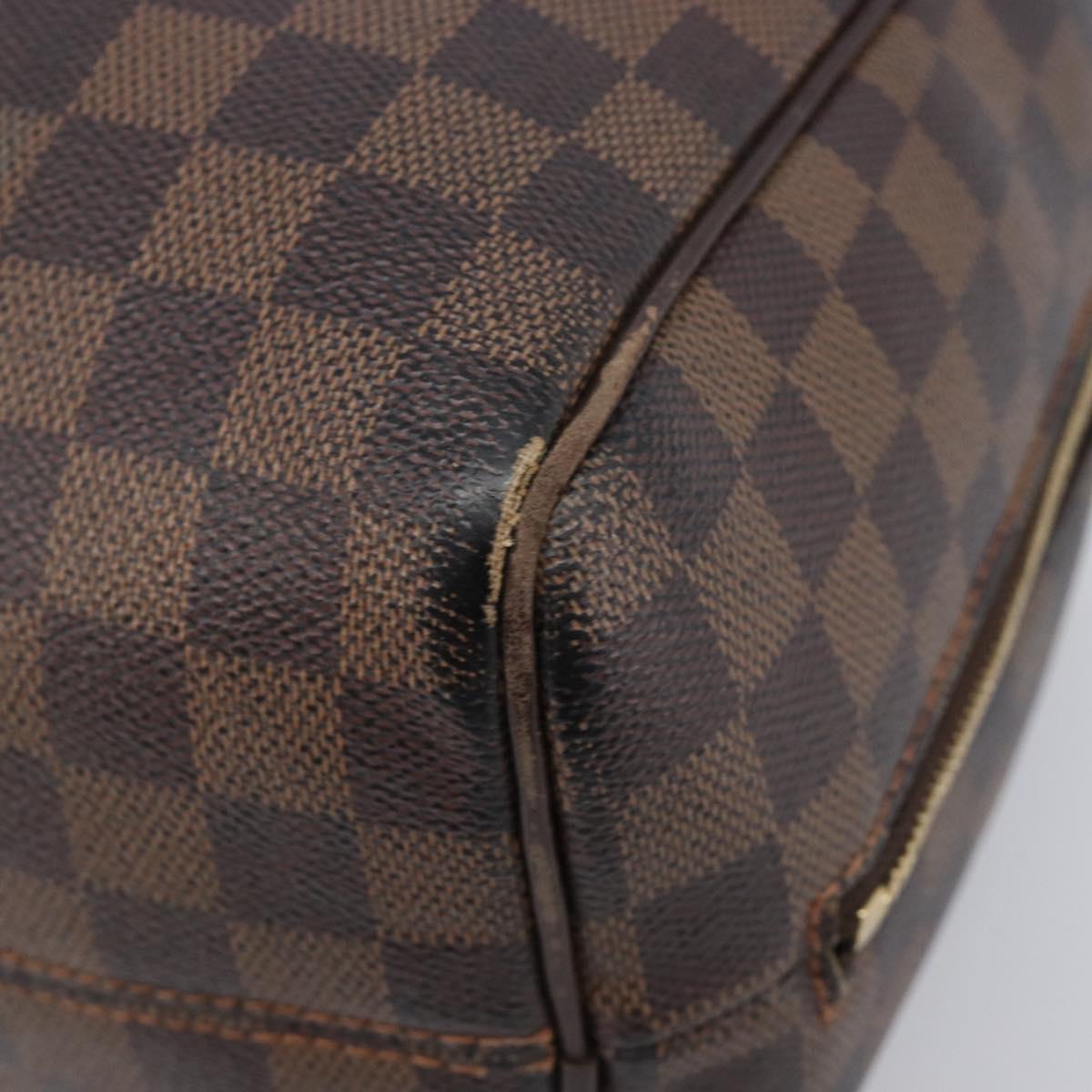 LOUIS VUITTON Damier Ebene Nolita Hand Bag N41455 LV Auth bs37226