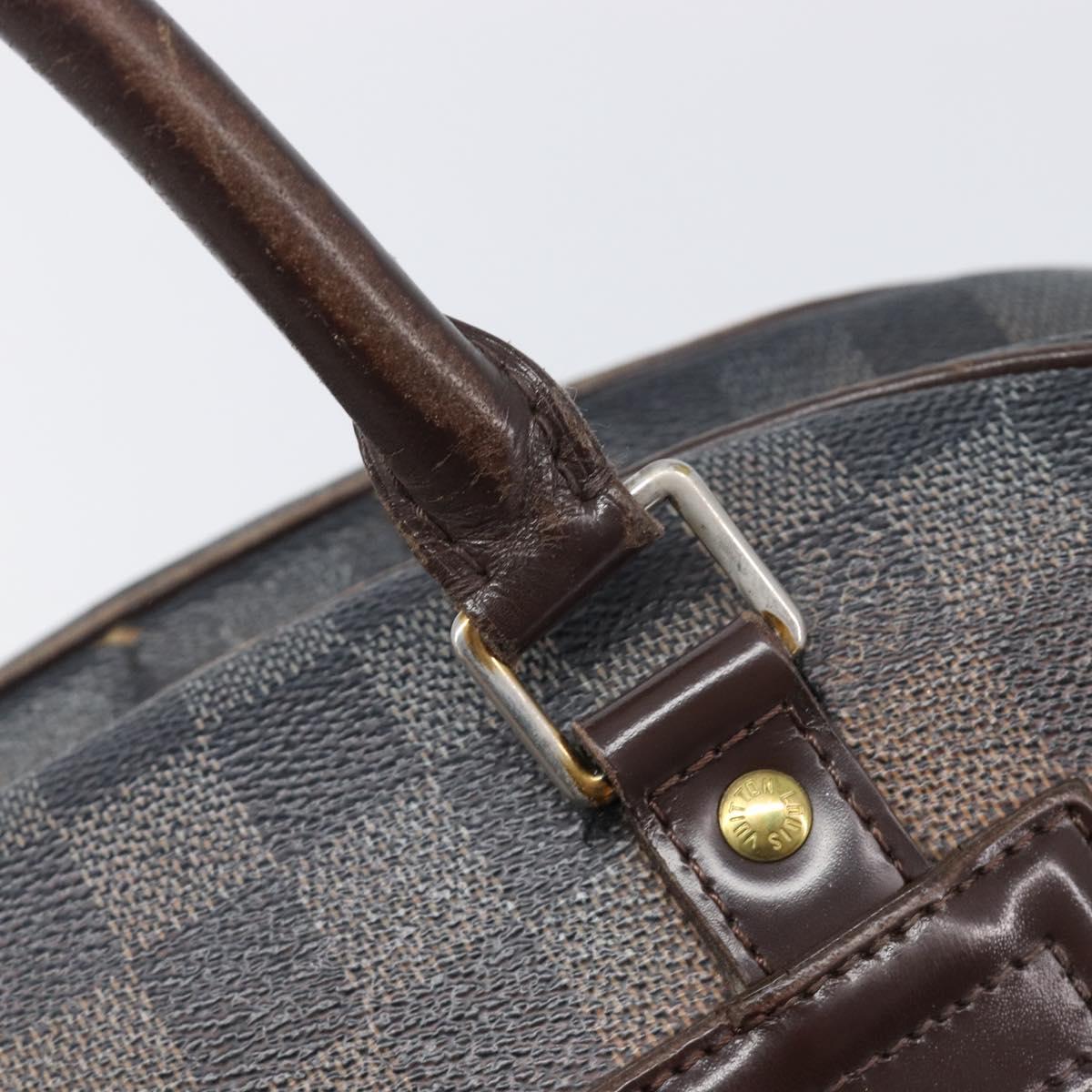 LOUIS VUITTON Damier Ebene Nolita Hand Bag N41455 LV Auth bs37226