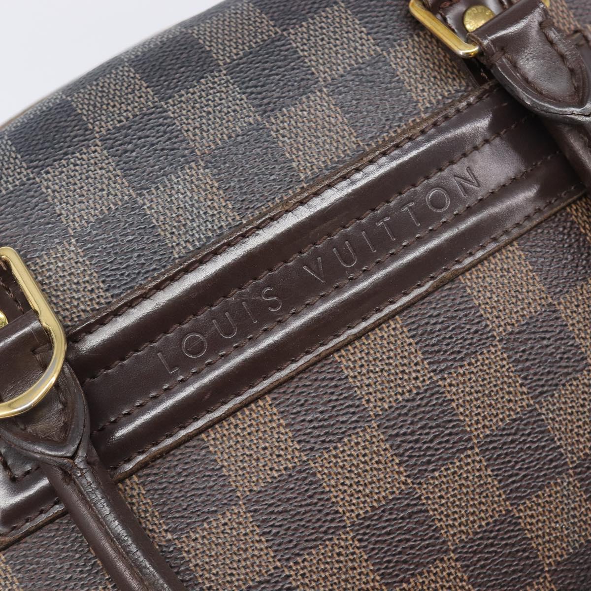 LOUIS VUITTON Damier Ebene Nolita Hand Bag N41455 LV Auth bs37226