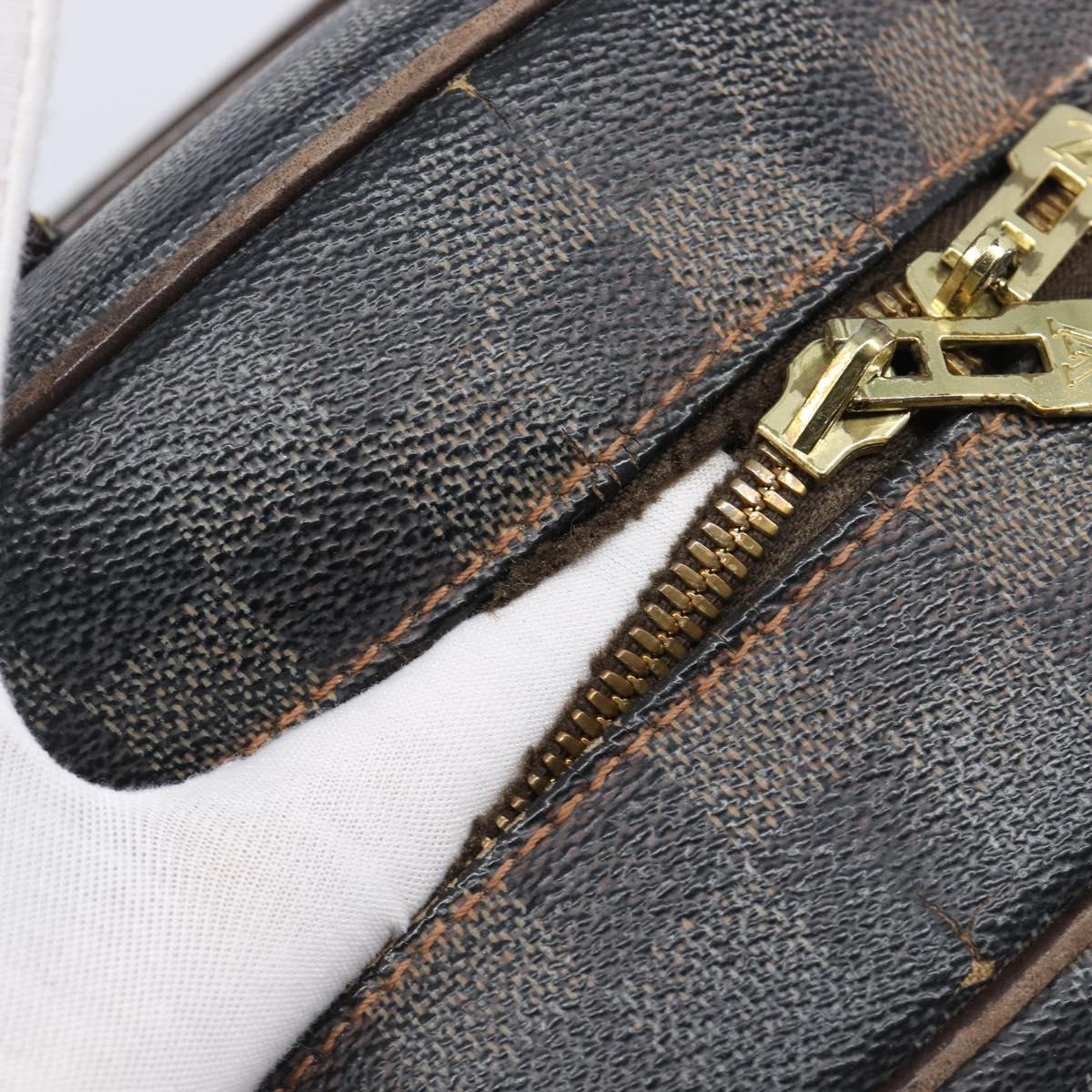 LOUIS VUITTON Damier Ebene Nolita Hand Bag N41455 LV Auth bs37226