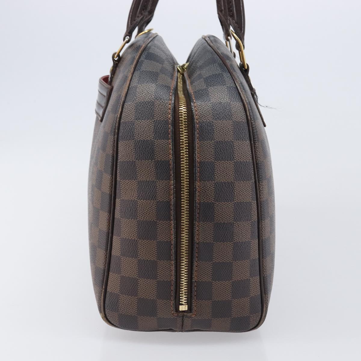 LOUIS VUITTON Damier Ebene Nolita Hand Bag N41455 LV Auth bs37226