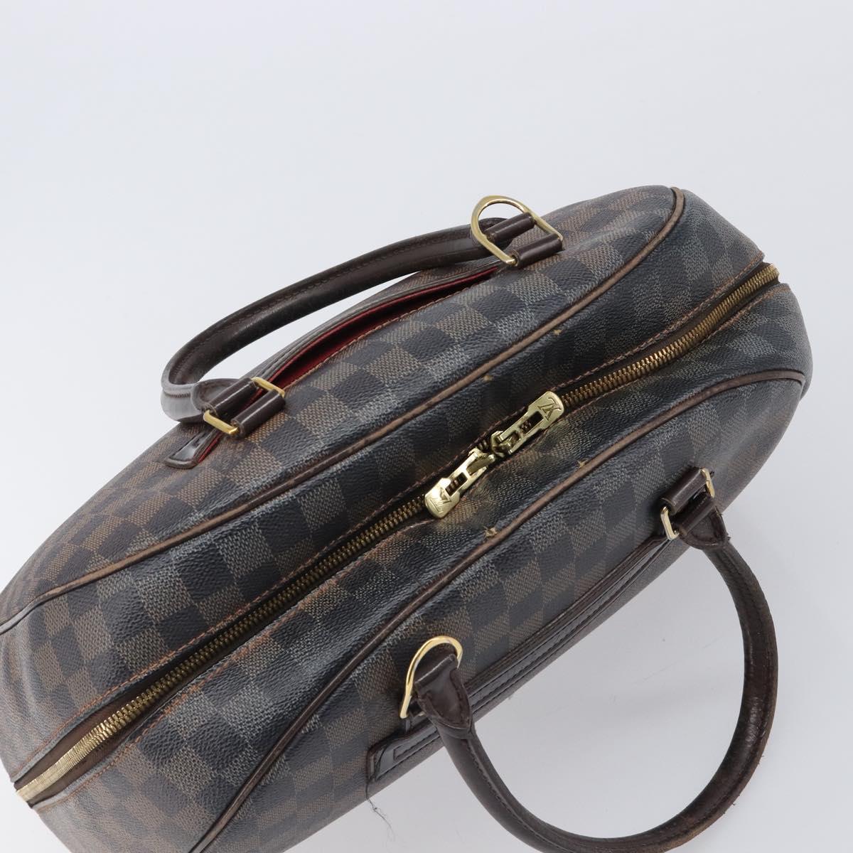 LOUIS VUITTON Damier Ebene Nolita Hand Bag N41455 LV Auth bs37226
