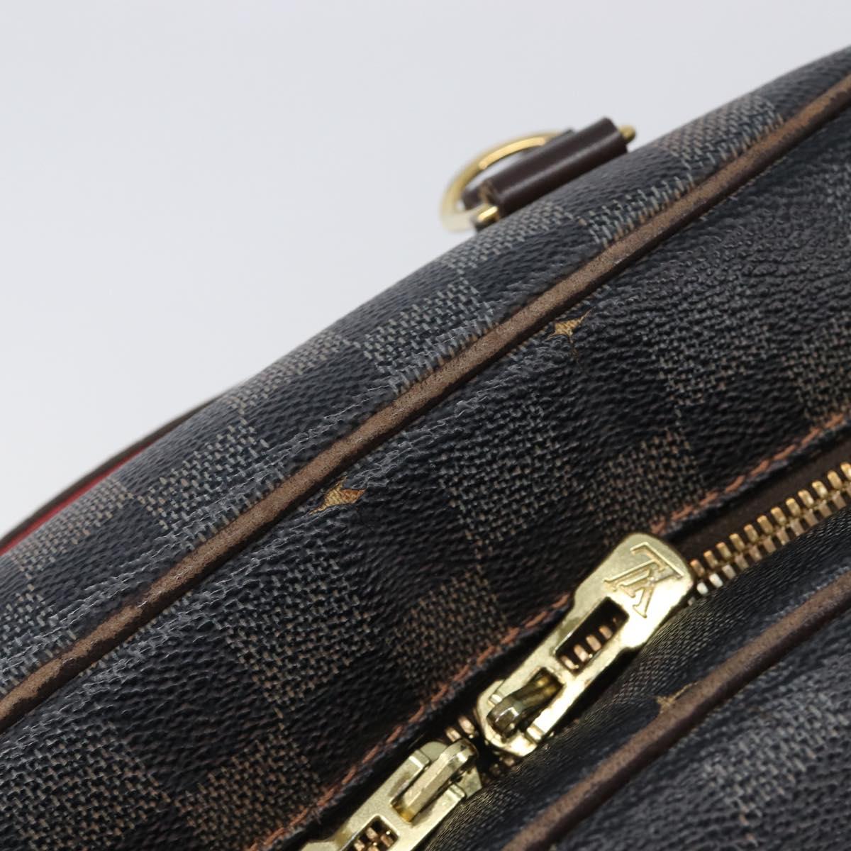 LOUIS VUITTON Damier Ebene Nolita Hand Bag N41455 LV Auth bs37226