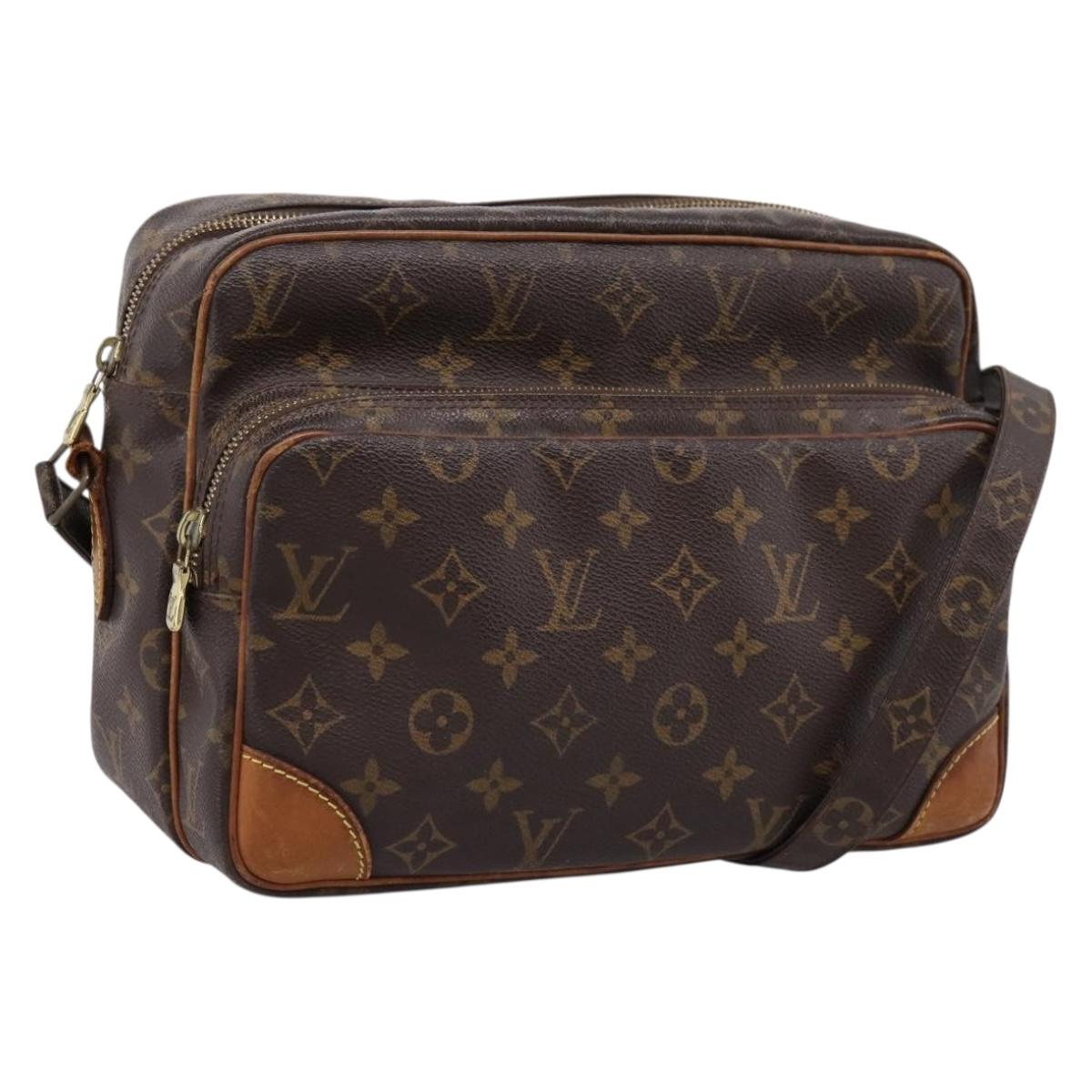 LOUIS VUITTON Monogram Nile Shoulder Bag M45244 LV Auth bs37231