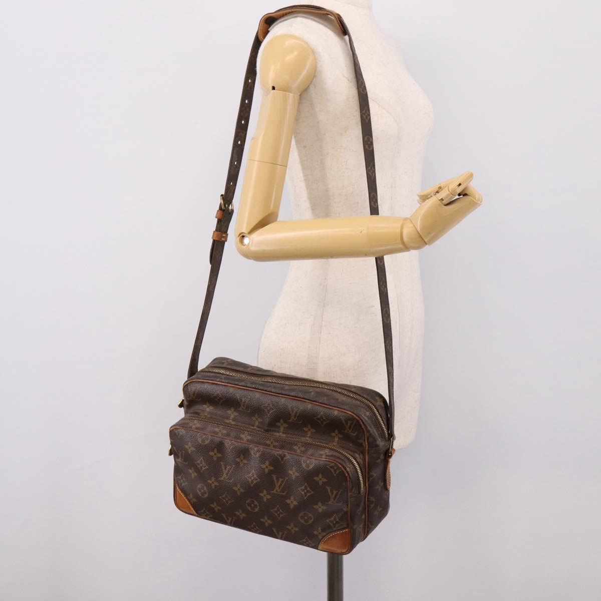 LOUIS VUITTON Monogram Nile Shoulder Bag M45244 LV Auth bs37231