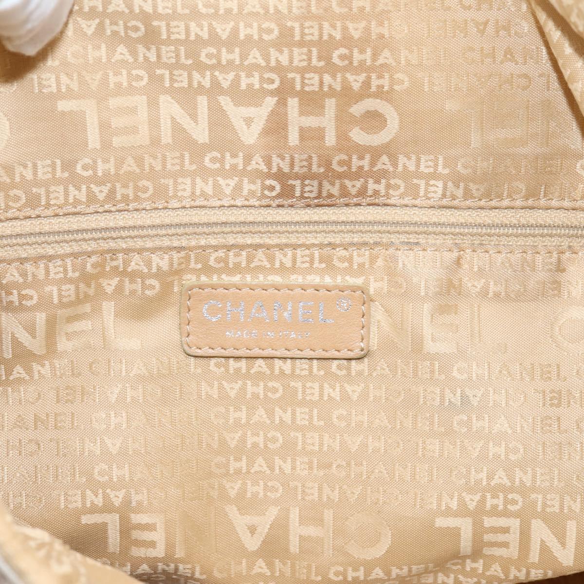 CHANEL Hand Bag Canvas 2way Pink Silver CC Auth bs37241