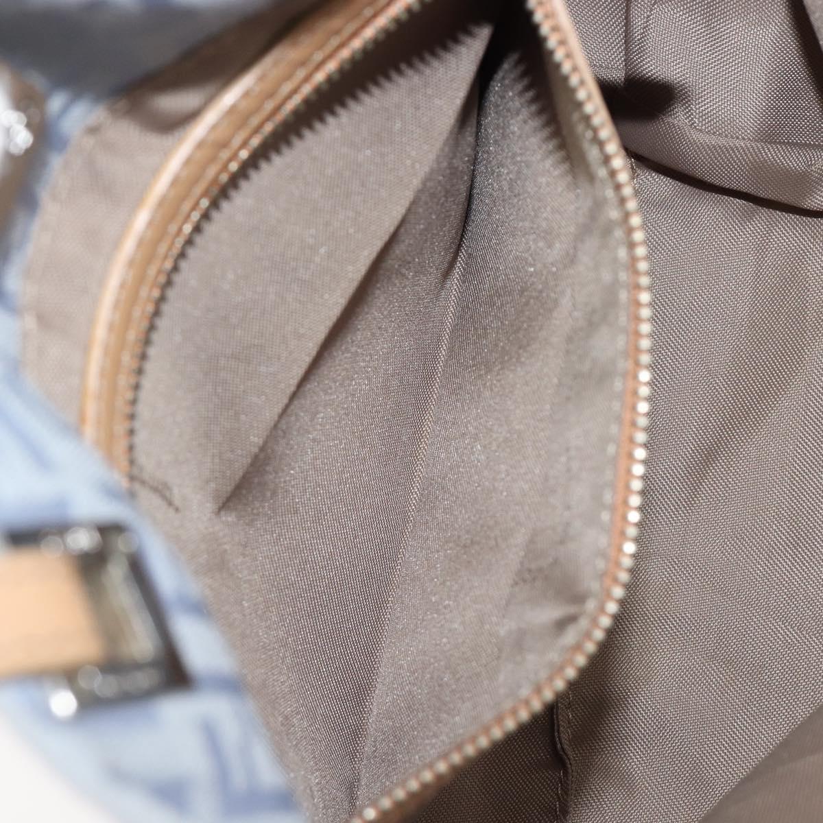 FENDI Zucchino Canvas Tote Bag Light Blue Silver 8BH079 Auth bs37243