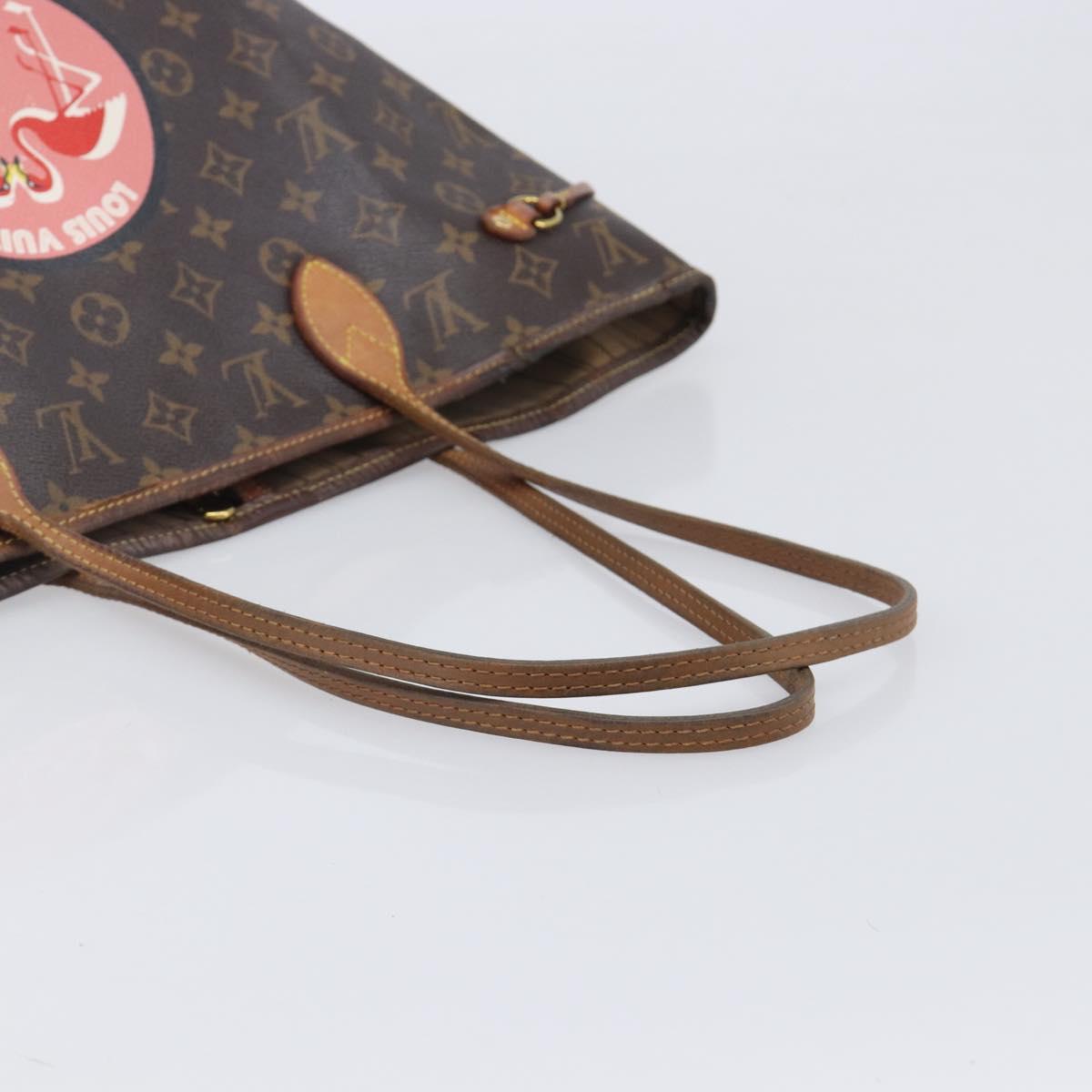 LOUIS VUITTON Monogram My LV World Tour Neverfull MM Tote Bag LV Auth bs37245