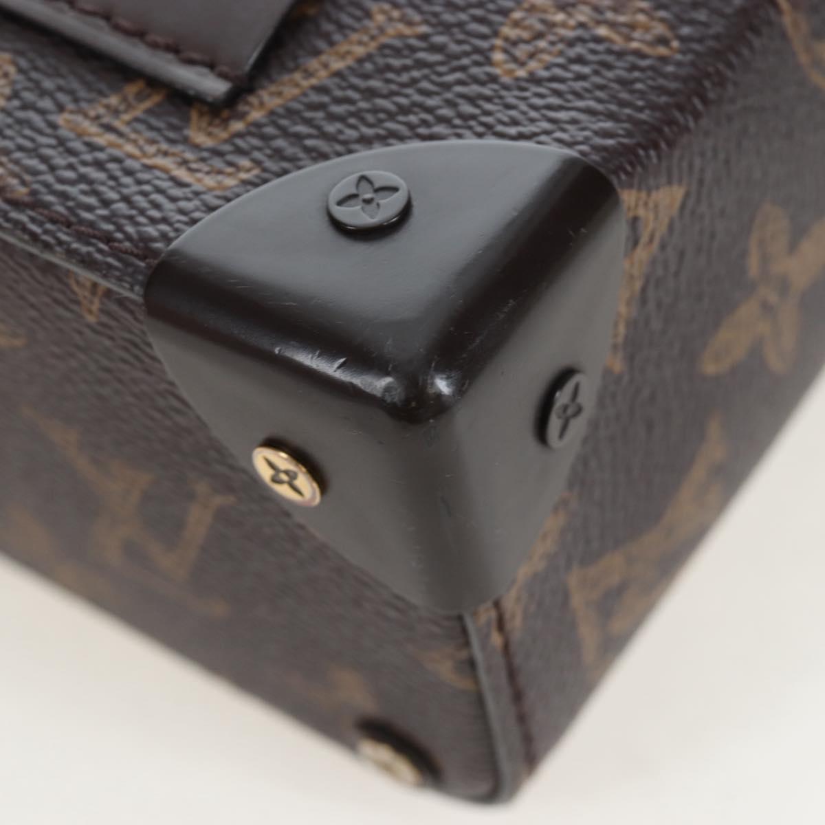 LOUIS VUITTON Monogram Vertical Box Trunk Shoulder Bag M59664 LV Auth bs37247