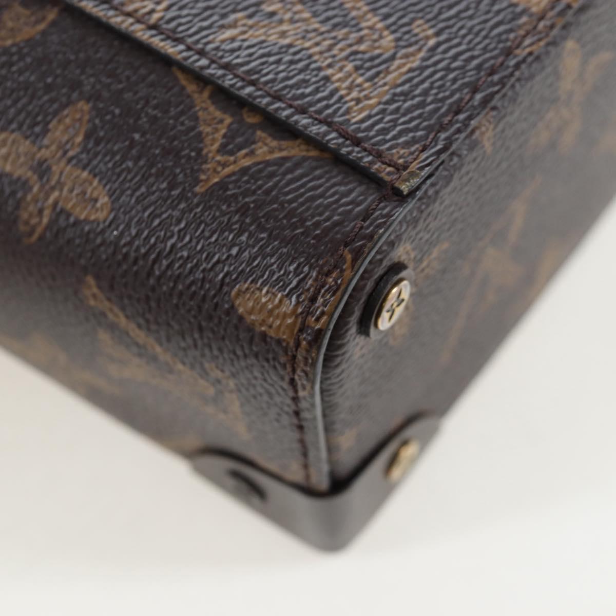 LOUIS VUITTON Monogram Vertical Box Trunk Shoulder Bag M59664 LV Auth bs37247