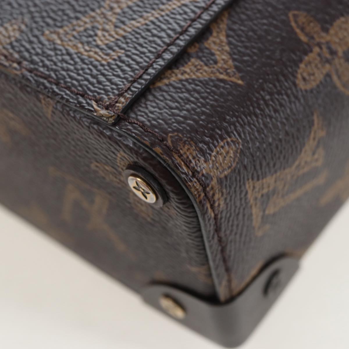 LOUIS VUITTON Monogram Vertical Box Trunk Shoulder Bag M59664 LV Auth bs37247