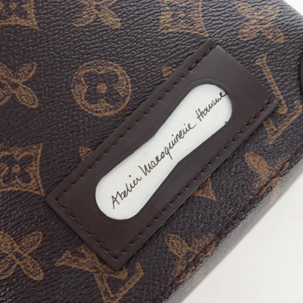 LOUIS VUITTON Monogram Vertical Box Trunk Shoulder Bag M59664 LV Auth bs37247