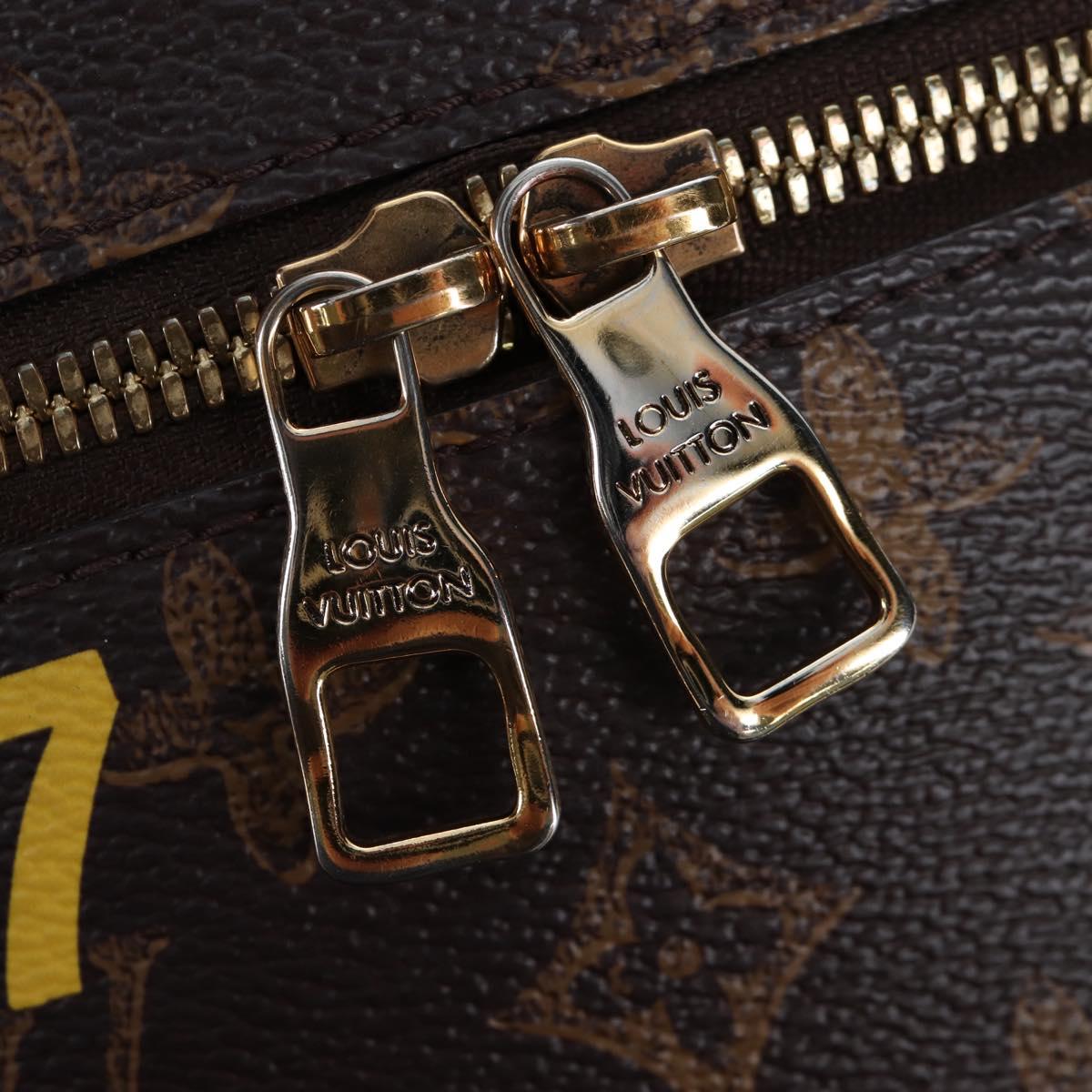 LOUIS VUITTON Monogram Vertical Box Trunk Shoulder Bag M59664 LV Auth bs37247