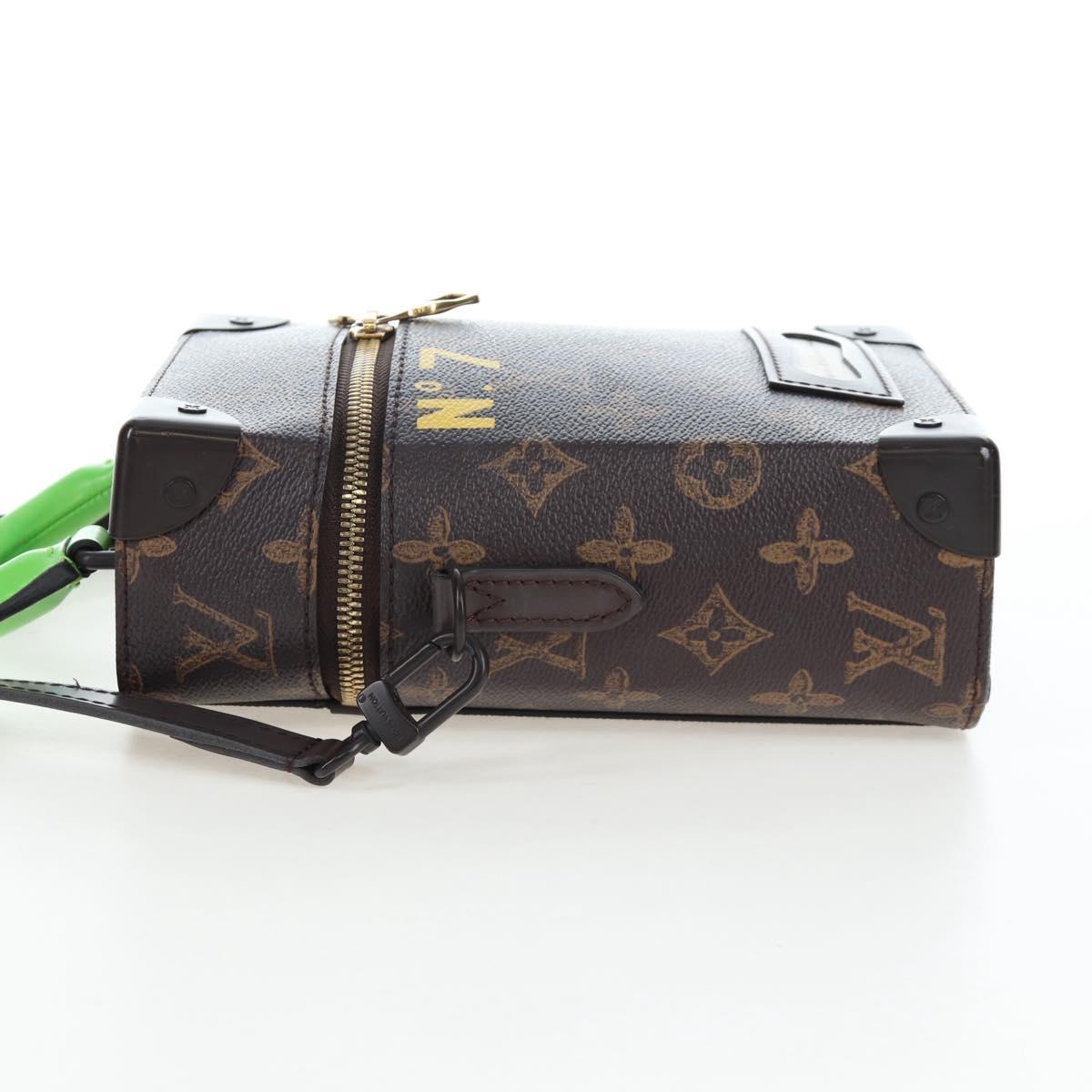 LOUIS VUITTON Monogram Vertical Box Trunk Shoulder Bag M59664 LV Auth bs37247
