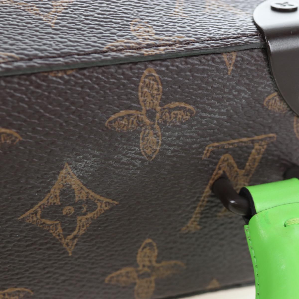 LOUIS VUITTON Monogram Vertical Box Trunk Shoulder Bag M59664 LV Auth bs37247