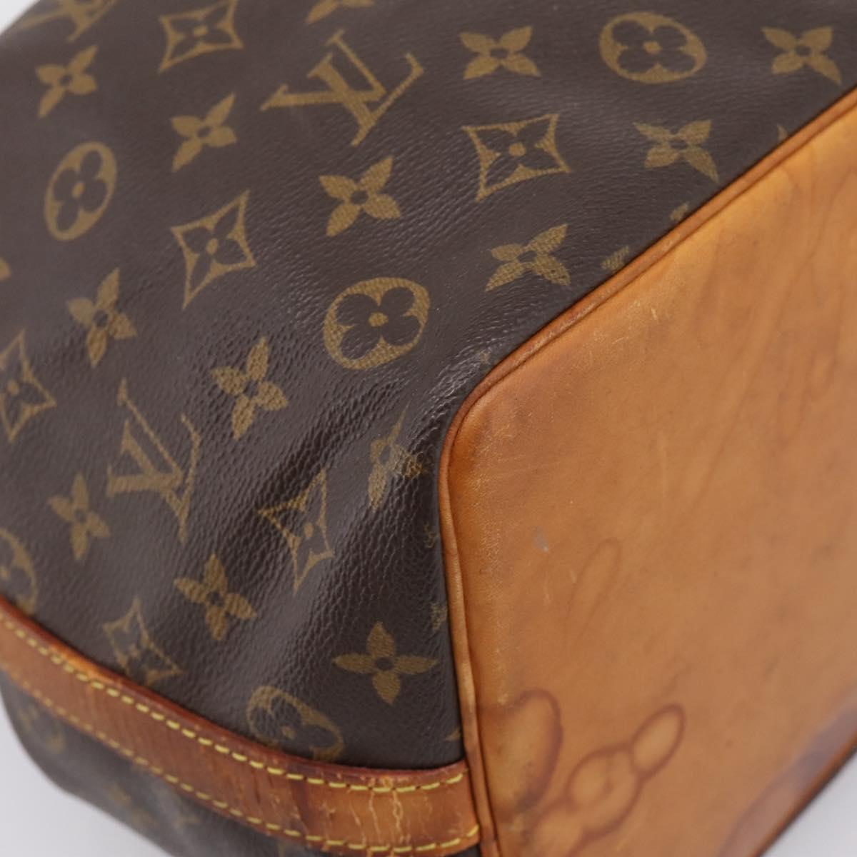 LOUIS VUITTON Monogram Petit Noe Shoulder Bag M42226 LV Auth bs37270