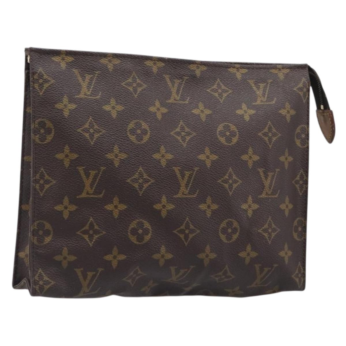 LOUIS VUITTON Monogram Poche Toilette 26 Pouch M47542 LV Auth bs37273