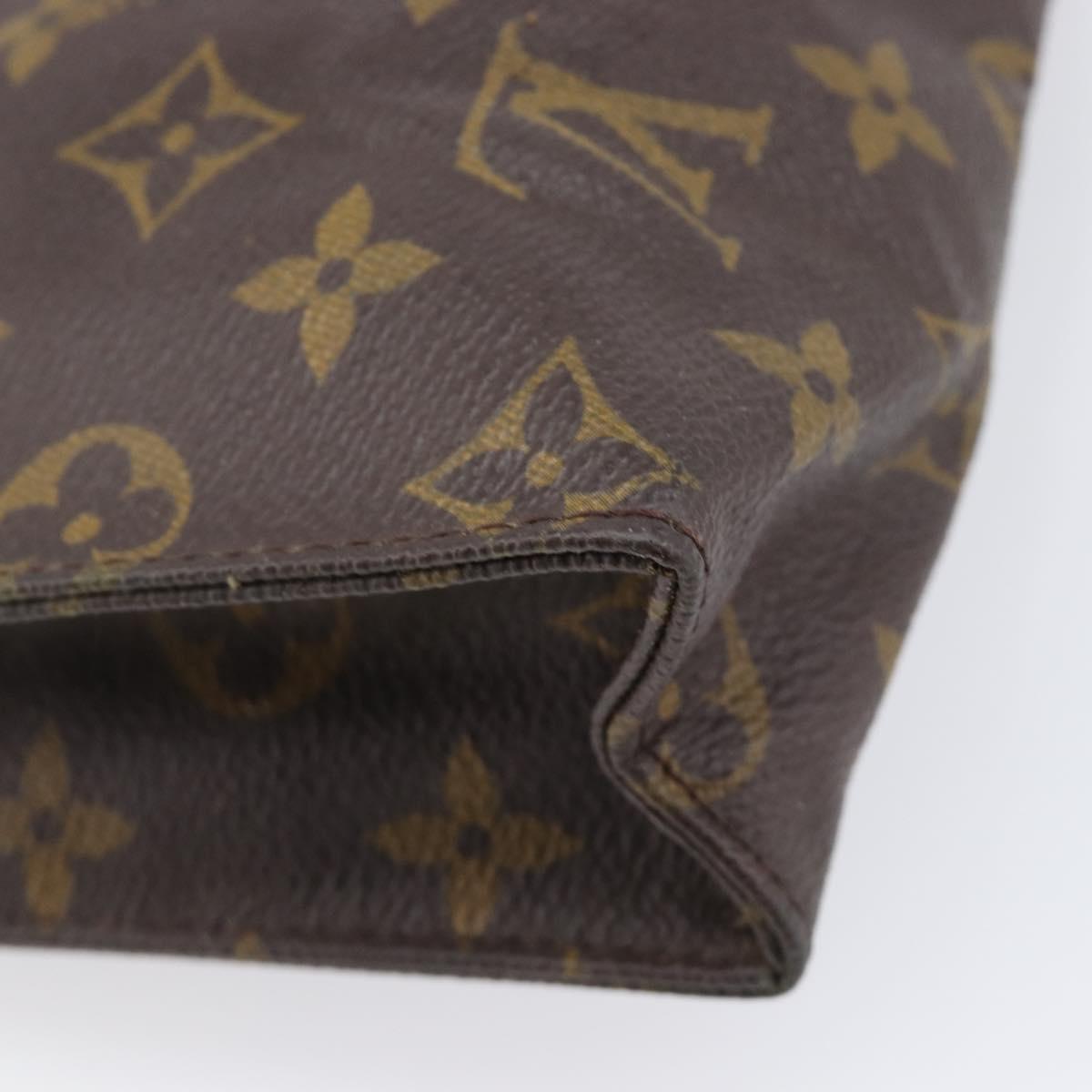 LOUIS VUITTON Monogram Poche Toilette 26 Pouch M47542 LV Auth bs37273