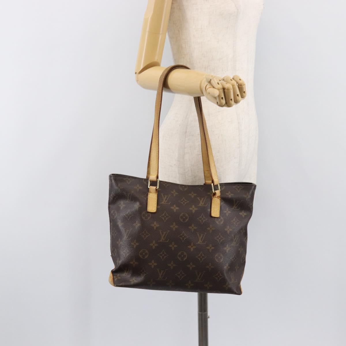 LOUIS VUITTON Monogram Cabas Piano Tote Bag M51148 LV Auth bs37274