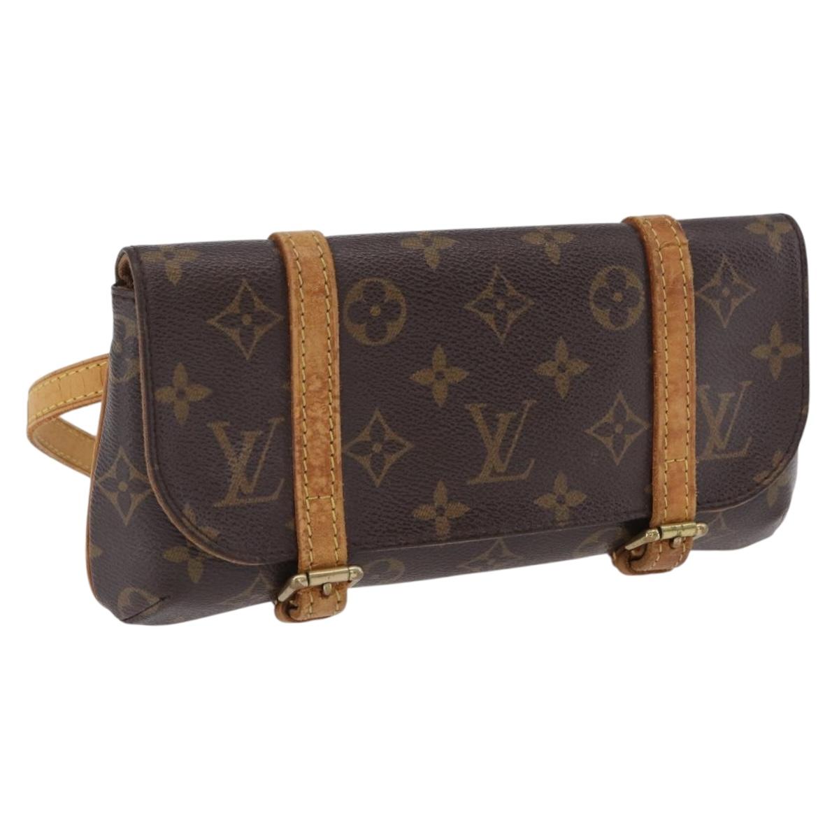 LOUIS VUITTON Monogram Pochette Marrell Waist Bag M51159 LV Auth bs37275