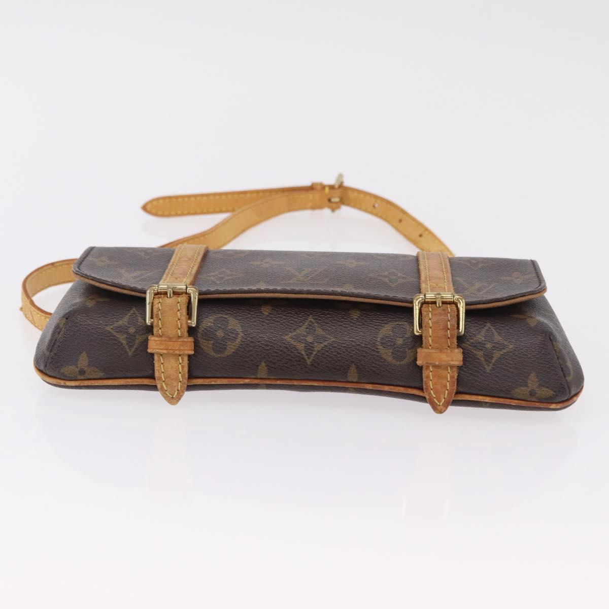 LOUIS VUITTON Monogram Pochette Marrell Waist Bag M51159 LV Auth bs37275