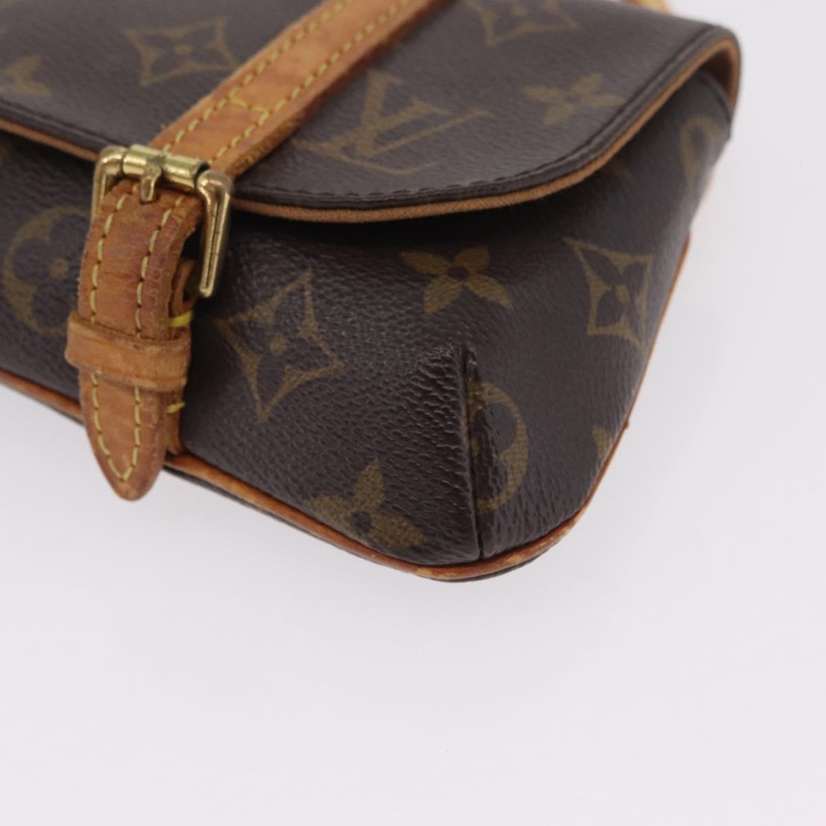 LOUIS VUITTON Monogram Pochette Marrell Waist Bag M51159 LV Auth bs37275