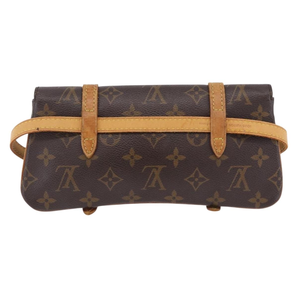 LOUIS VUITTON Monogram Pochette Marrell Waist Bag M51159 LV Auth bs37275