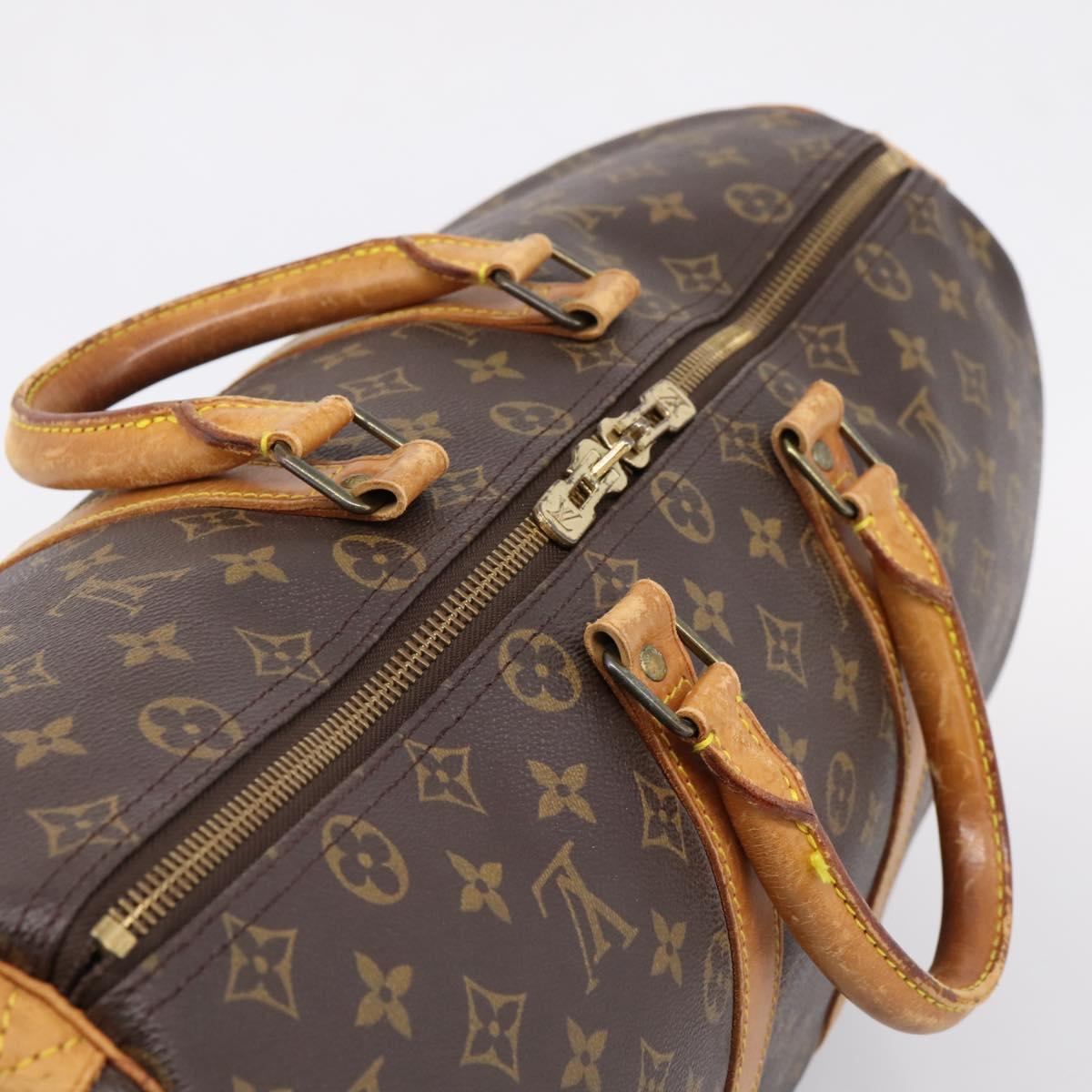 LOUIS VUITTON Monogram Keepall 45 Boston Bag M41428 LV Auth bs37277