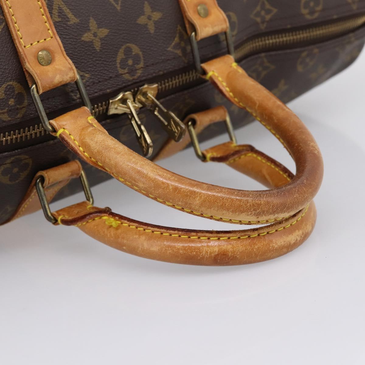LOUIS VUITTON Monogram Keepall 45 Boston Bag M41428 LV Auth bs37277