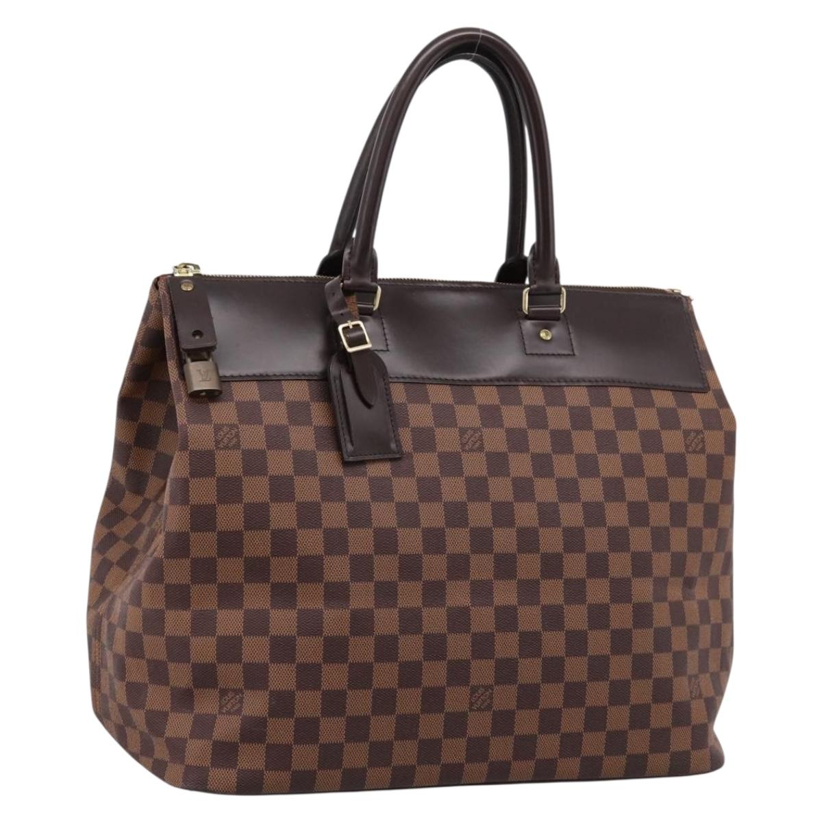 LOUIS VUITTON Damier Ebene Greenwich GM Boston Bag N41155 LV Auth bs37278A