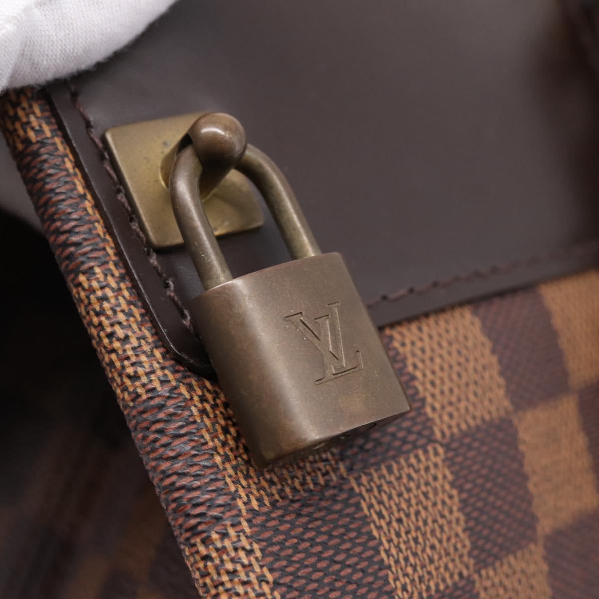 LOUIS VUITTON Damier Ebene Greenwich GM Boston Bag N41155 LV Auth bs37278A