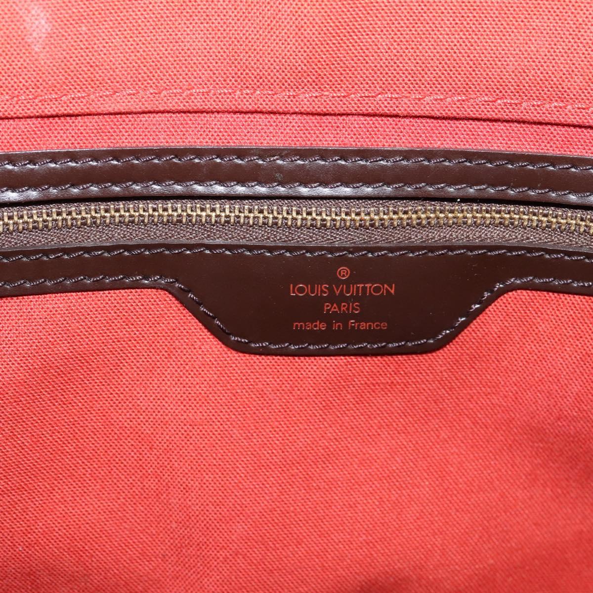 LOUIS VUITTON Damier Ebene Greenwich GM Boston Bag N41155 LV Auth bs37278A