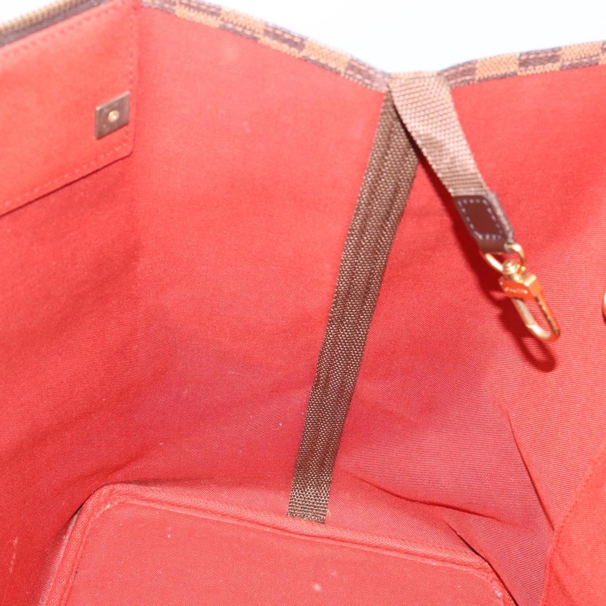 LOUIS VUITTON Damier Ebene Greenwich GM Boston Bag N41155 LV Auth bs37278A