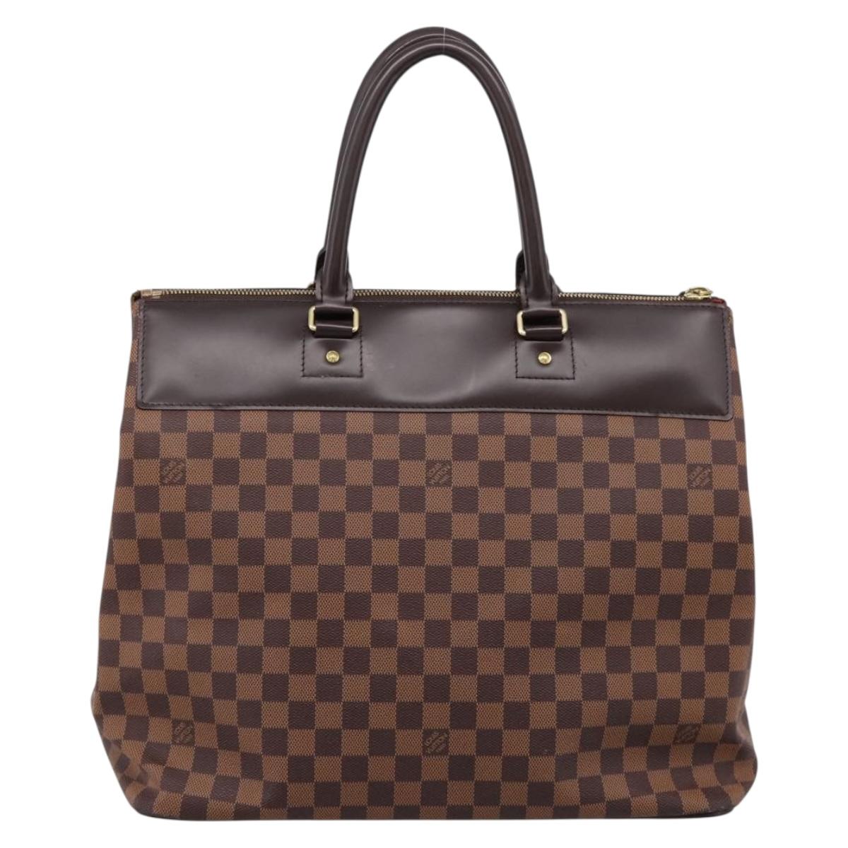 LOUIS VUITTON Damier Ebene Greenwich GM Boston Bag N41155 LV Auth bs37278A