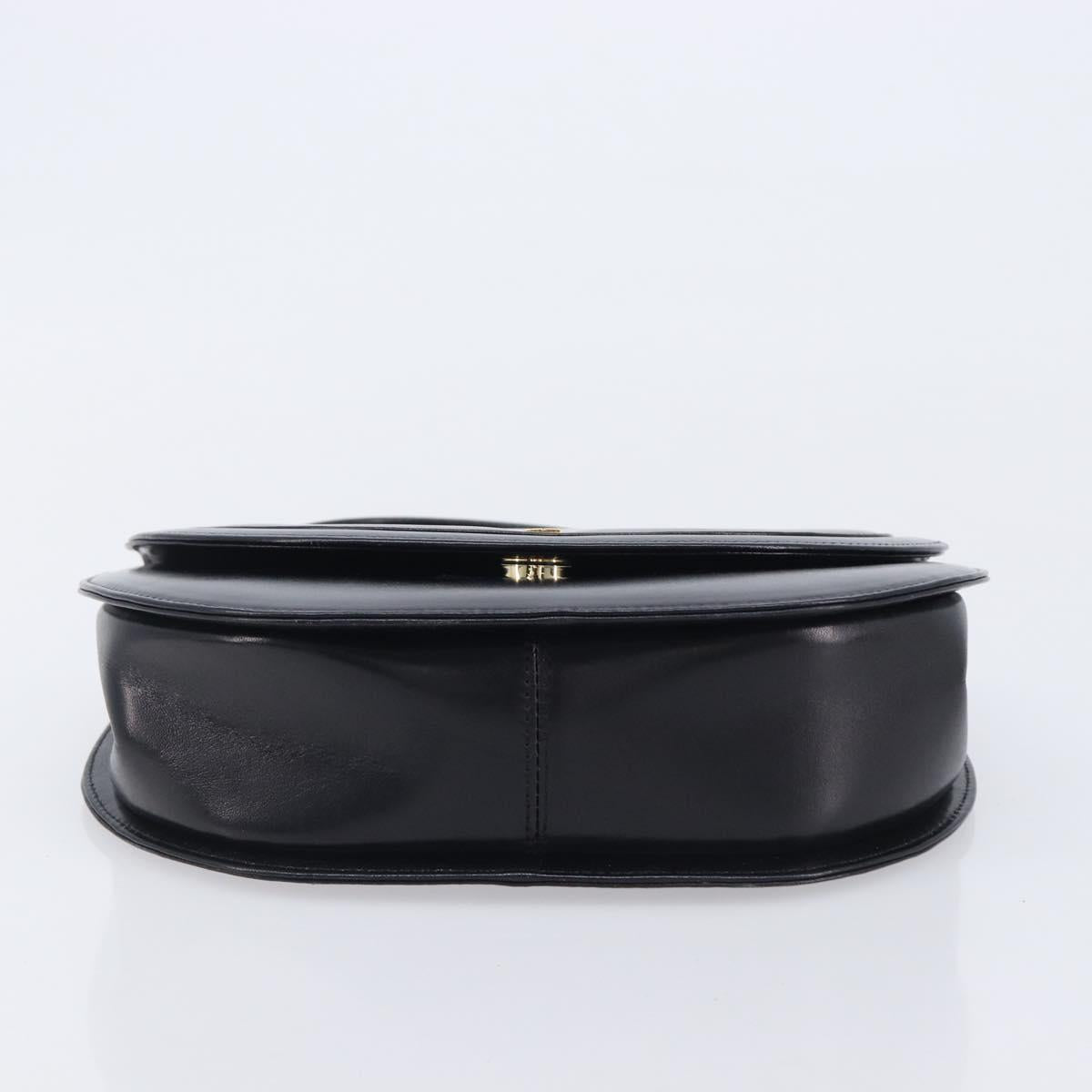 GIVENCHY Shoulder Bag Leather 2 Set Black Auth bs37287