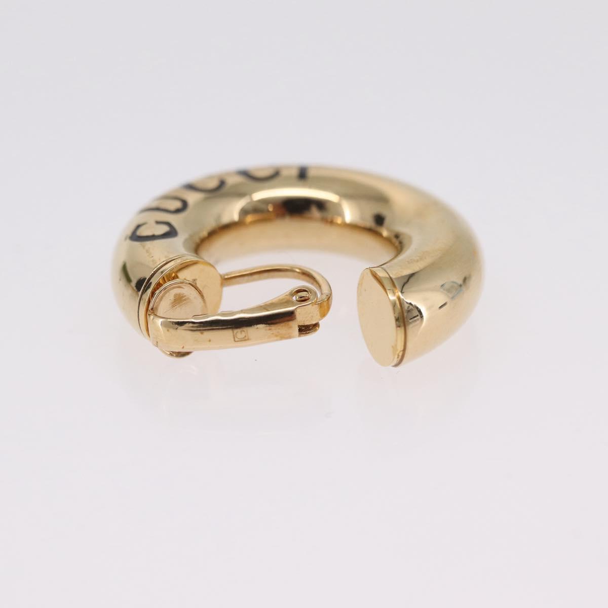 GUCCI Earring metal Gold Tone Auth bs37288V