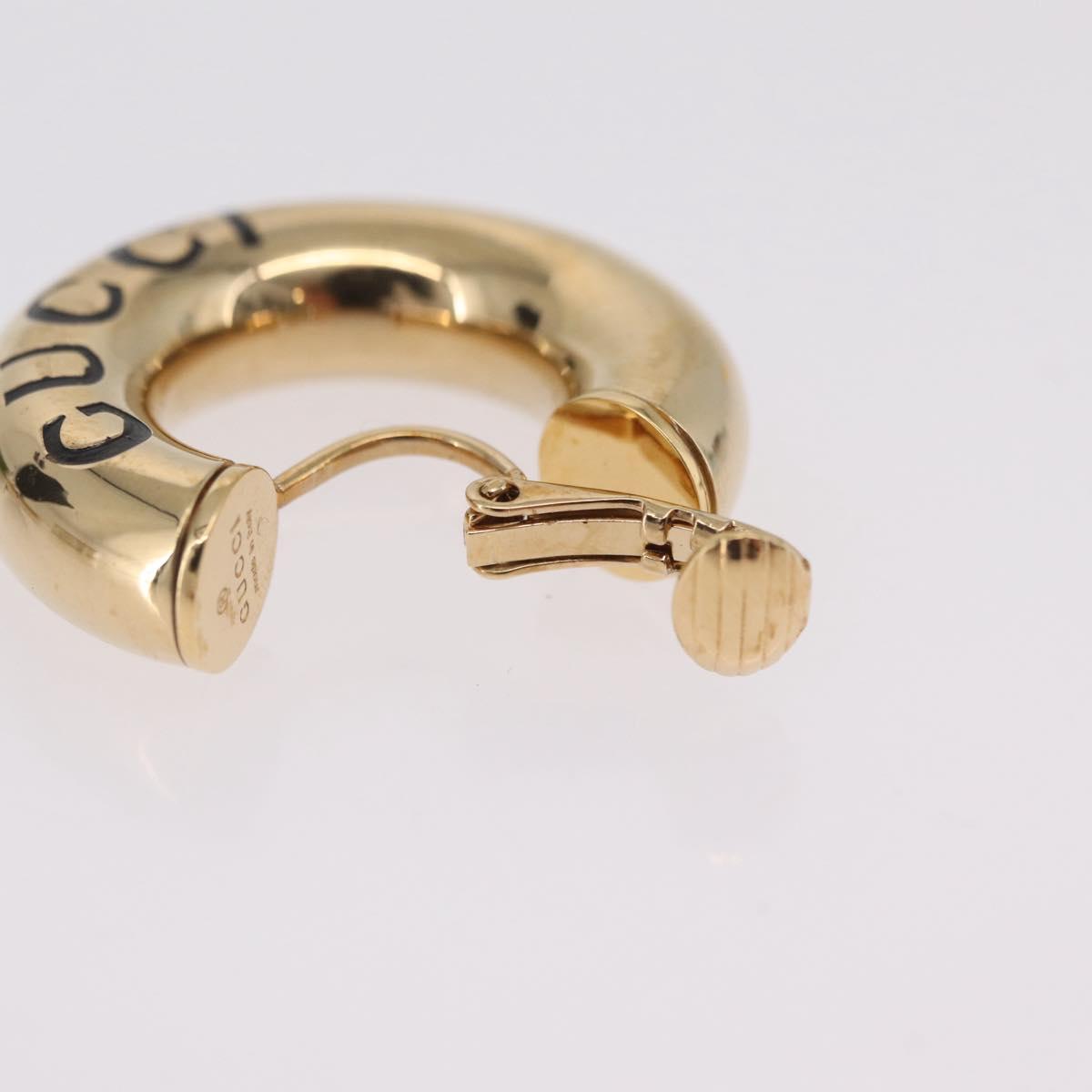GUCCI Earring metal Gold Tone Auth bs37288V