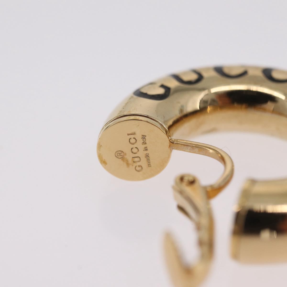 GUCCI Earring metal Gold Tone Auth bs37288V