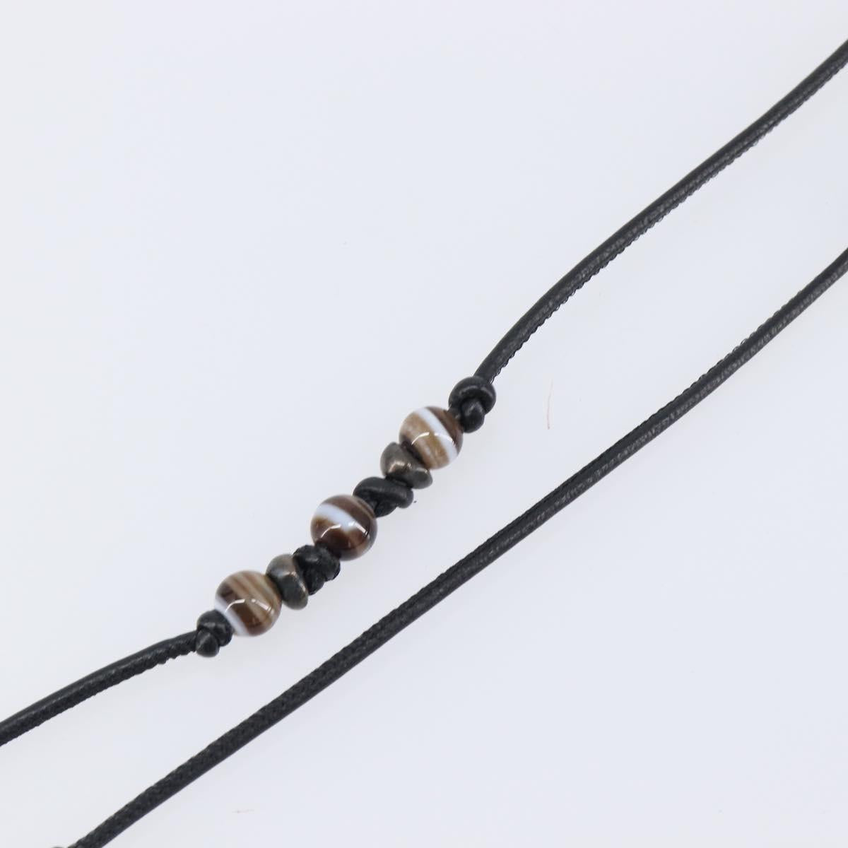 BOTTEGA VENETA Necklace Ag925 Silver Auth bs37305