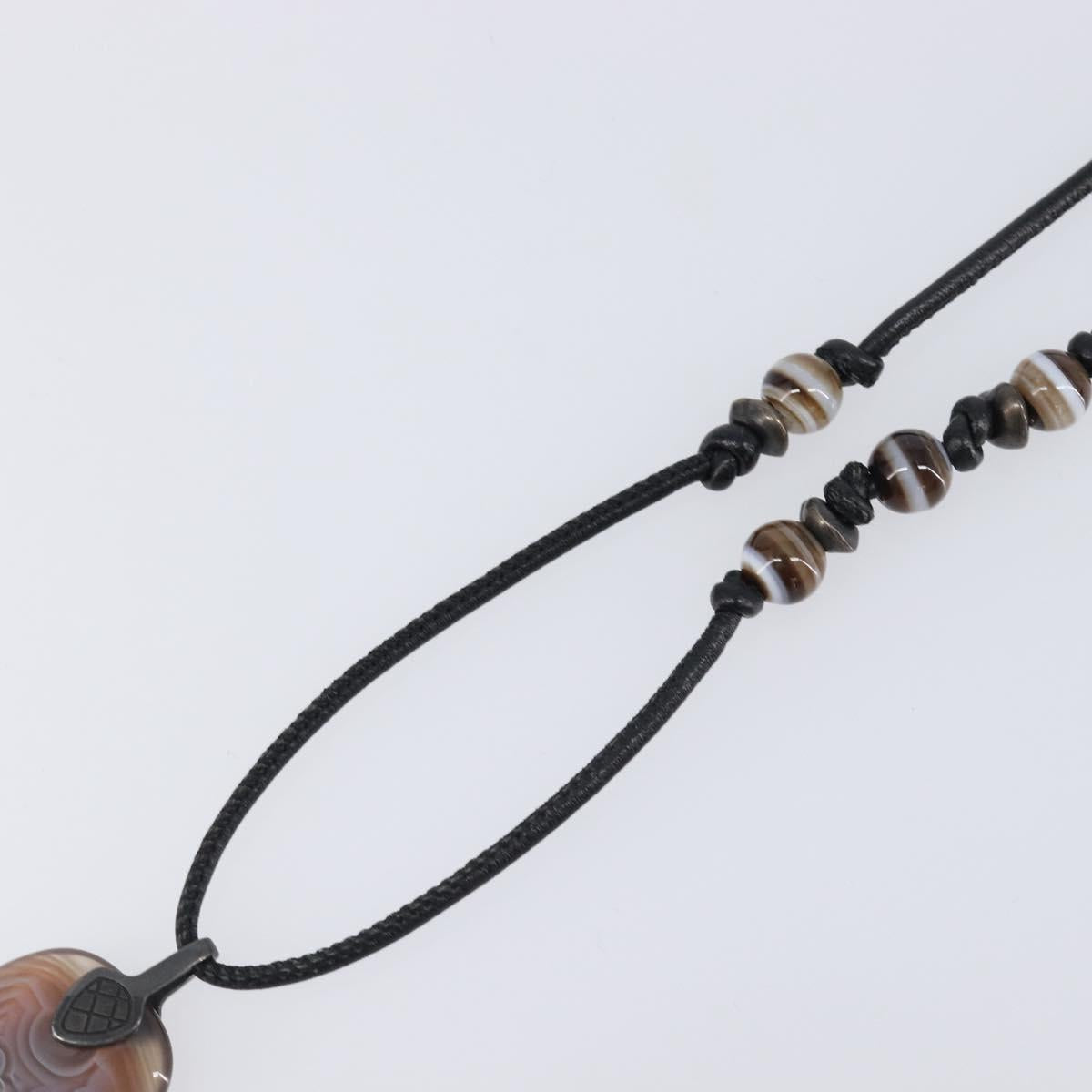 BOTTEGA VENETA Necklace Ag925 Silver Auth bs37305