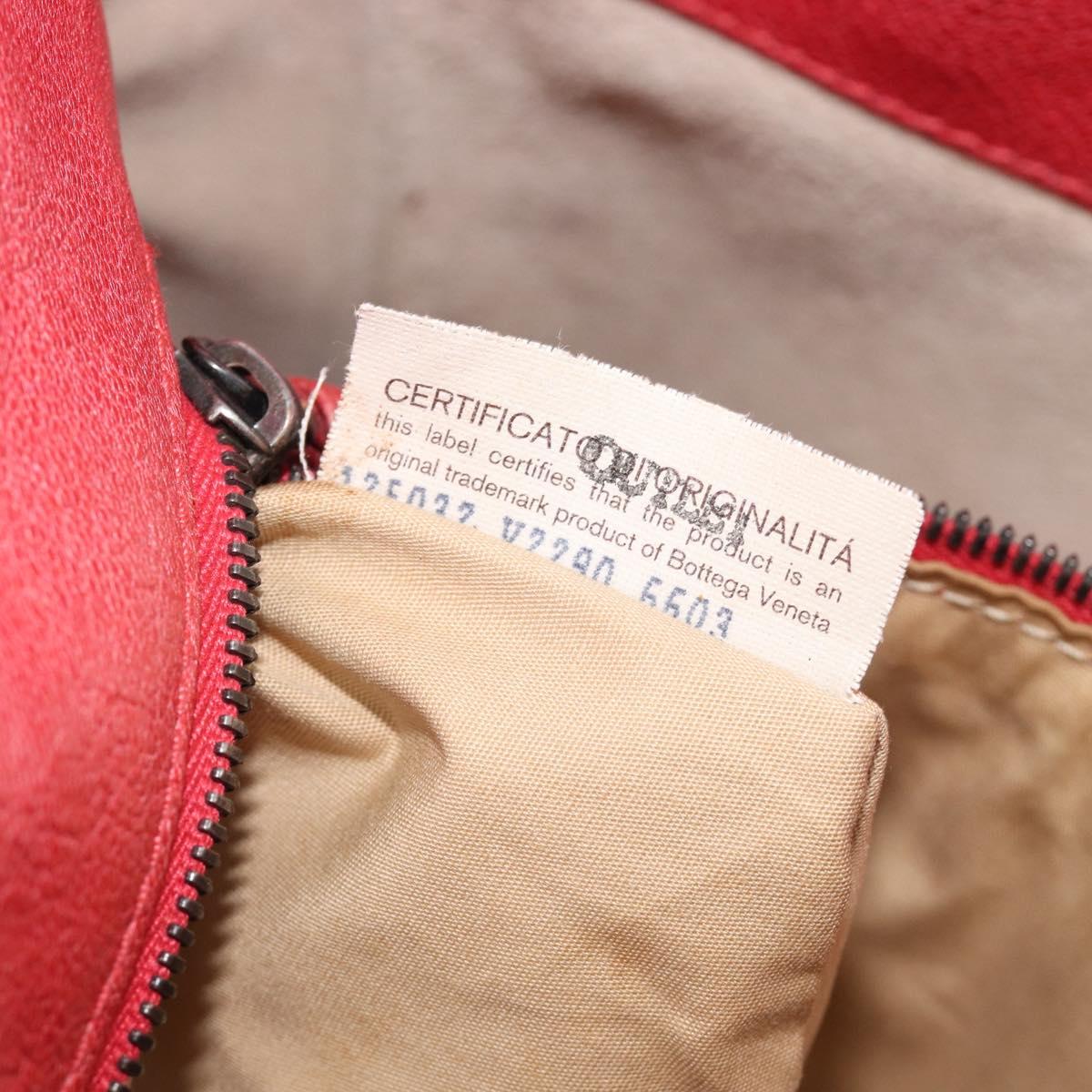 BOTTEGA VENETA INTRECCIATO Tote Bag Leather Pink 125032 Auth bs37320