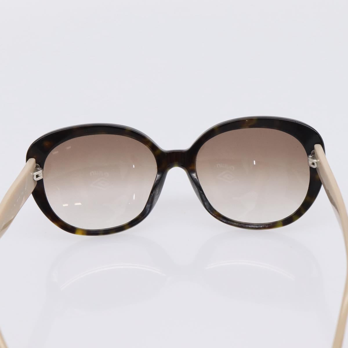 CHANEL Sunglasses plastic Black CC Auth bs37324