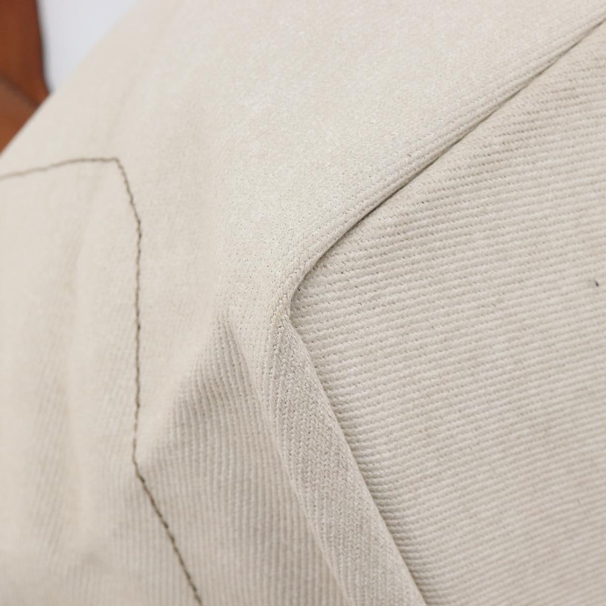 BURBERRY Blue Label Tote Bag Canvas White Auth bs37331