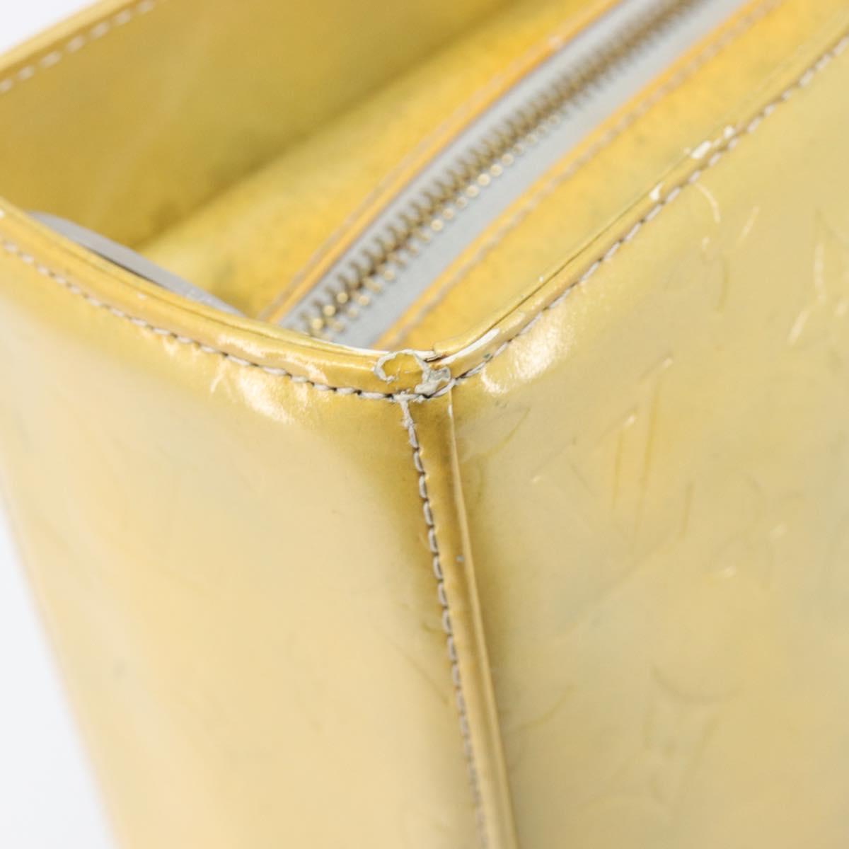 LOUIS VUITTON Monogram Vernis Columbus Tote Bag Gris M91028 LV Auth bs37345